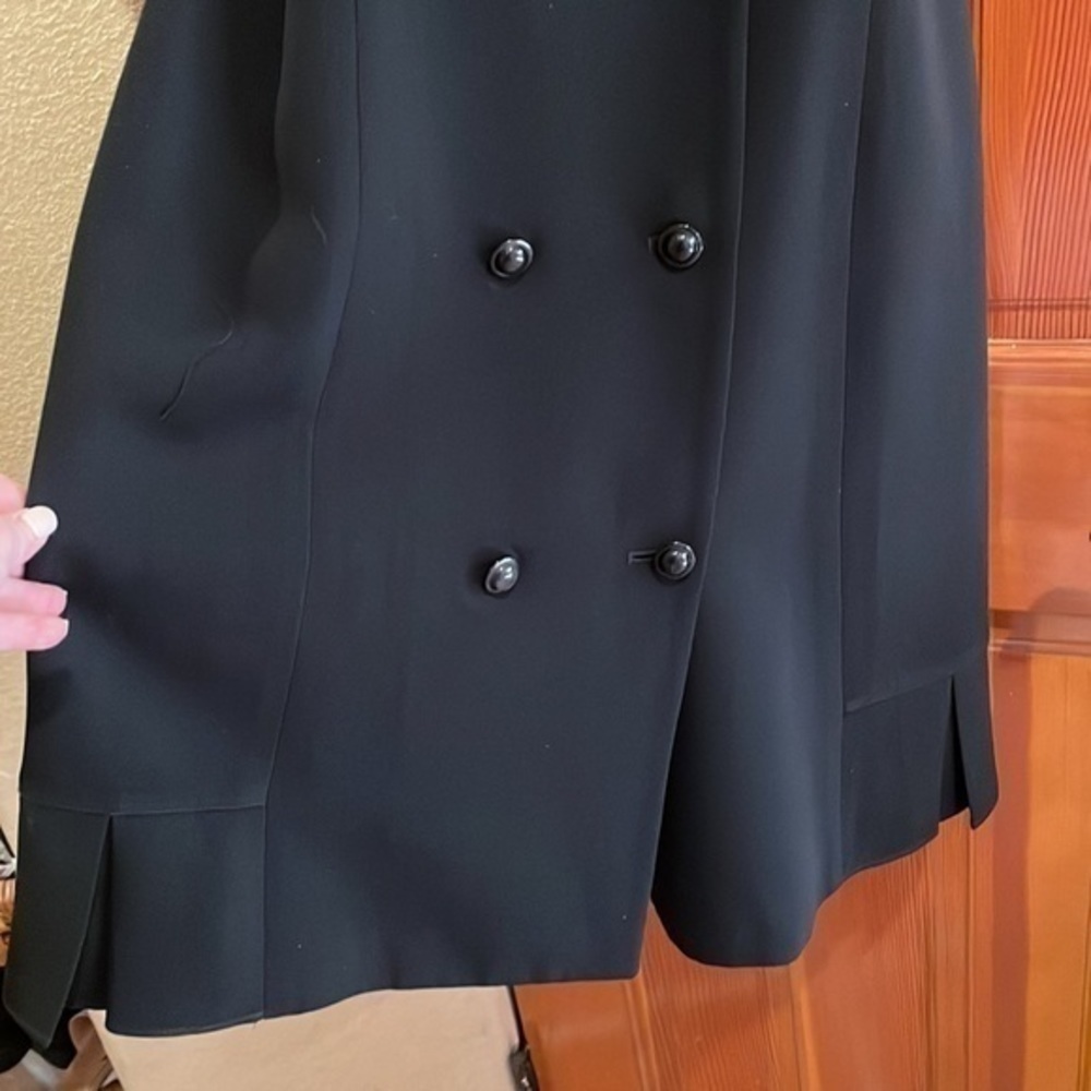 Tahari Classic Double-Breasted Coat Dress - Picture 5 of 6